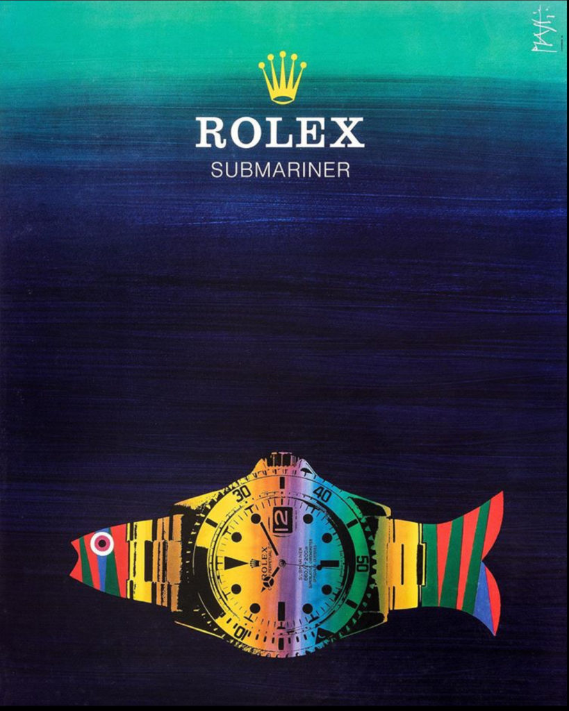 rolex submariner poster