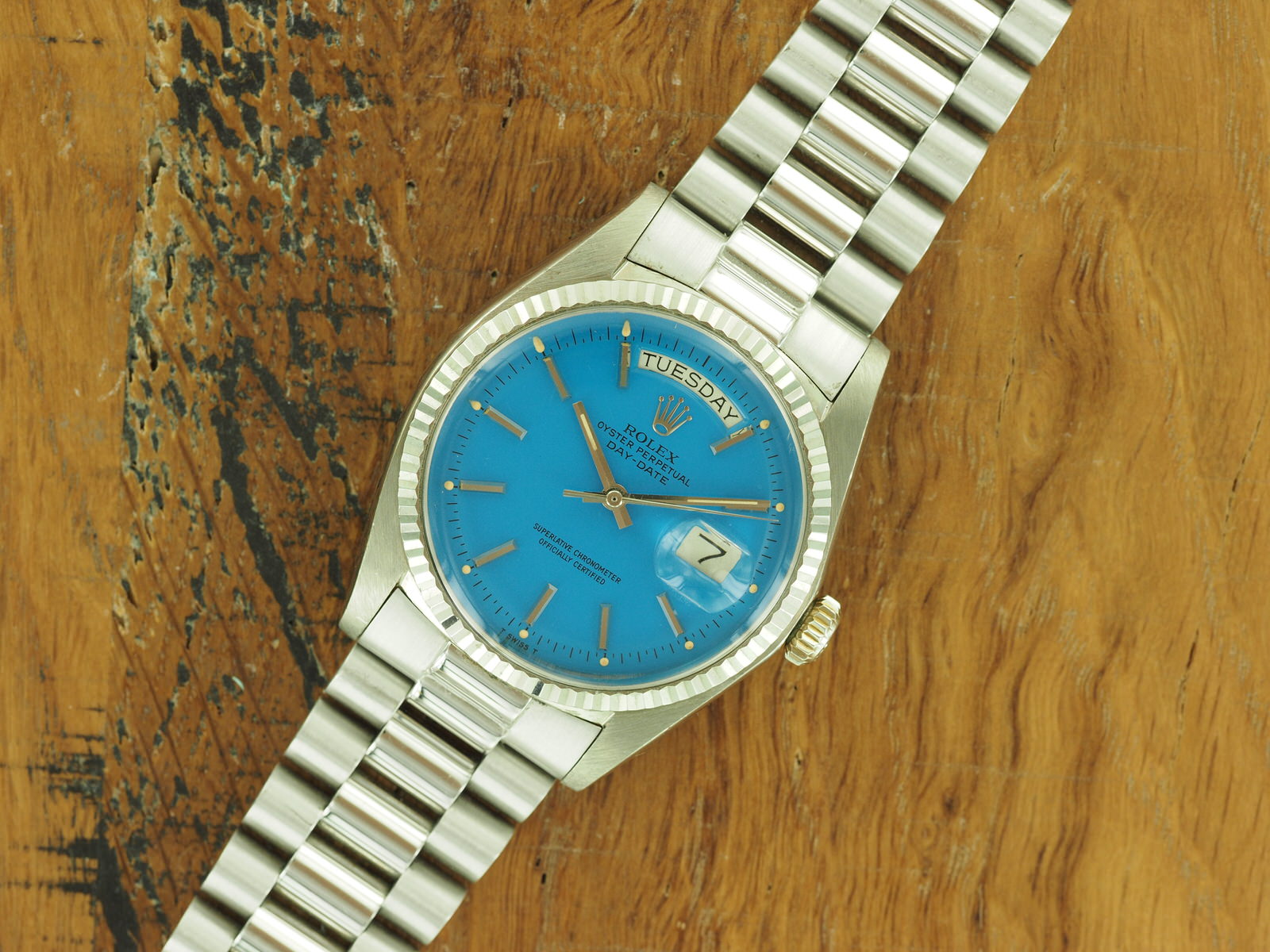 rolex 1803 blue dial