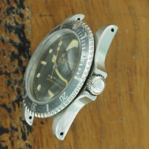 Right side of S/Steel Rolex Submariner square shoulders 5512 from 1959