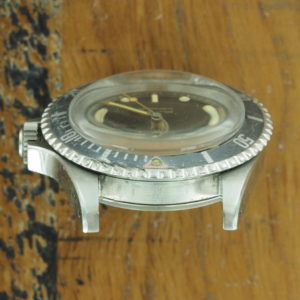 Top side of S/Steel Rolex Submariner square shoulders 5512 from 1959