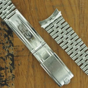 Wristband of S/Steel Rolex GMT-Master bakelite bezel from 1958