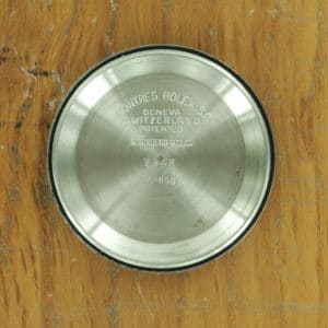 Engraving of S/Steel Rolex GMT-Master bakelite bezel from 1958
