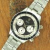 Front face of S/Steel Rolex Daytona Paul Newman 6240 FROM 1969