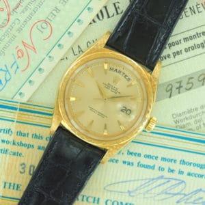 Front face of Rolex Day-Date "Golden Goose" 1806 689XXX