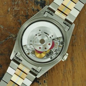 Internals of 1990 Tridor Rolex Day-Date ruby dial 18239B