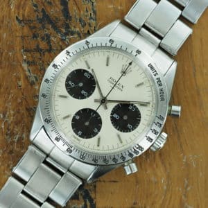 Front face of S/Steel Rolex Cosmograph underline 6239 from 1963
