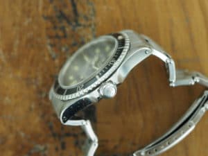 Right side of S/Steel Rolex Submariner swiss only no chapter 5513 from 1963