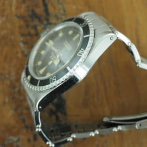 Left side of S/Steel Rolex Submariner swiss only no chapter 5513 from 1963