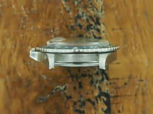 Top side of S/Steel Rolex GMT-Master gilt dial 1675 from 1966