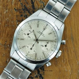 Front face of S/Steel Rolex early "pre-Daytona" 6238 from 1964