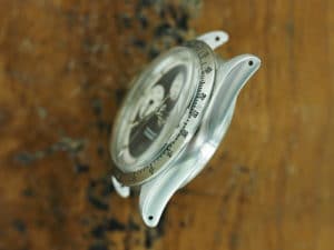 Left side of S/Steel Rolex Daytona Paul Newman 6262 from 1970