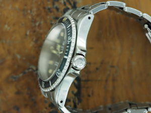 Right side of S/Steel Rolex Submariner meters first 5513 from 1969