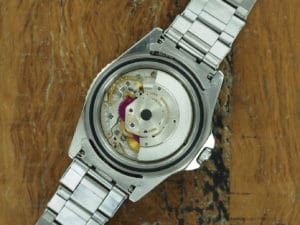 Internals of S/Steel Rolex GMT-Master pcg chapter ring gilt dial from 1962