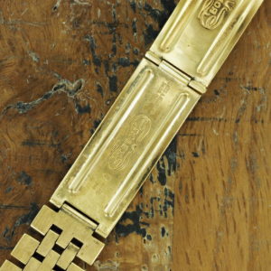 Watch band of 1971 18K Rolex brown matte dial GMT-Master ref 1675