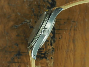 Right side of 1958 S/Steel Rolex Submariner ref 5508