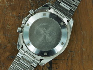 Engraving on back of S/Steel Omega tropical Speedmaster pre-moon 145022 69ST