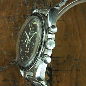 Right side of S/Steel Omega tropical Speedmaster pre-moon 145022 69ST
