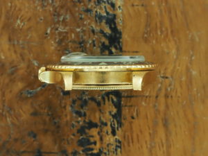 Top side of 1966 18K Rolex GMT-Master ref 1675 "Concorde"