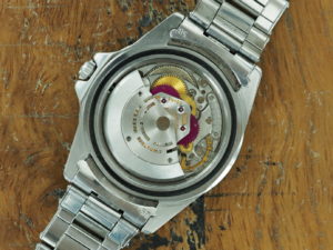Internals of 1966 S/Steel Rolex gilt GMT-Master ref 1675