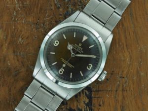 Full view of 1966 S/Steel Rolex Explorer ref 1016